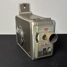 Vintage Kodak Brownie 8mm Movie Camera II Standard 8mm Non Reflex Gray Running