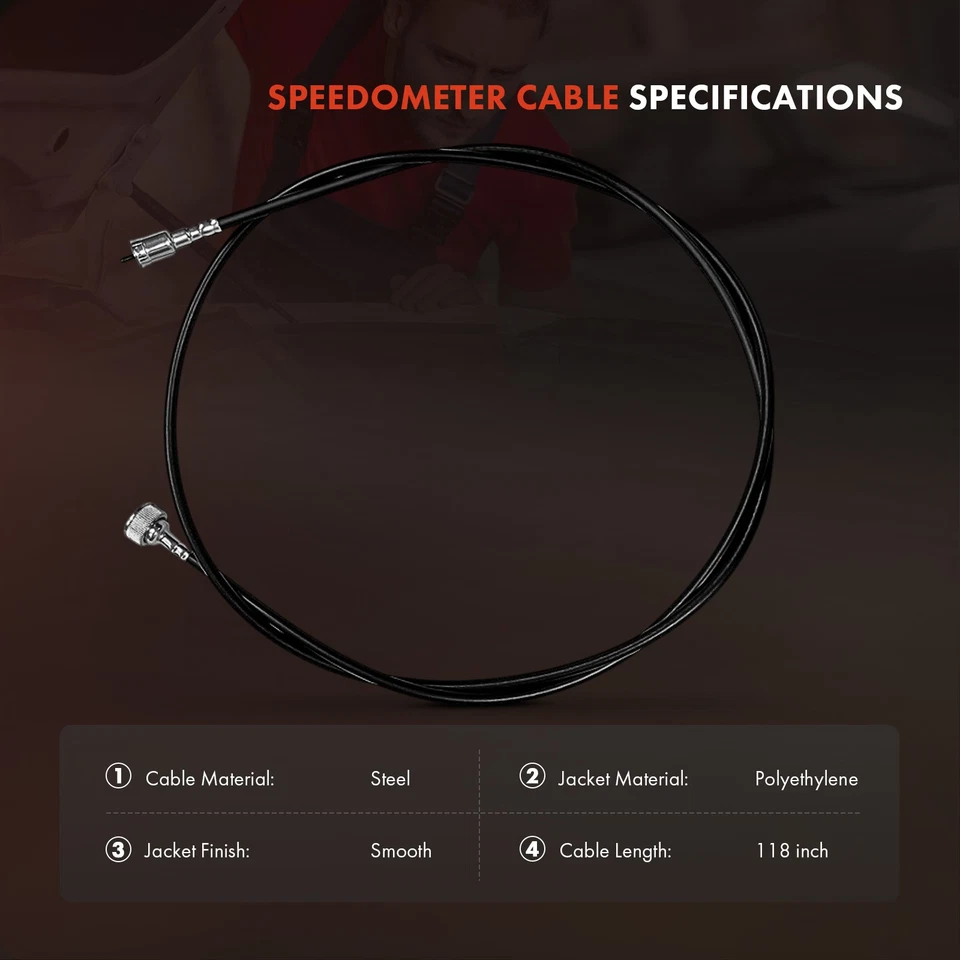 Cable velocímetro 80 pulgadas para Oldsmobile 88 98 Cutlass Pontiac Grand Am Bonneville Foto 2 de 4