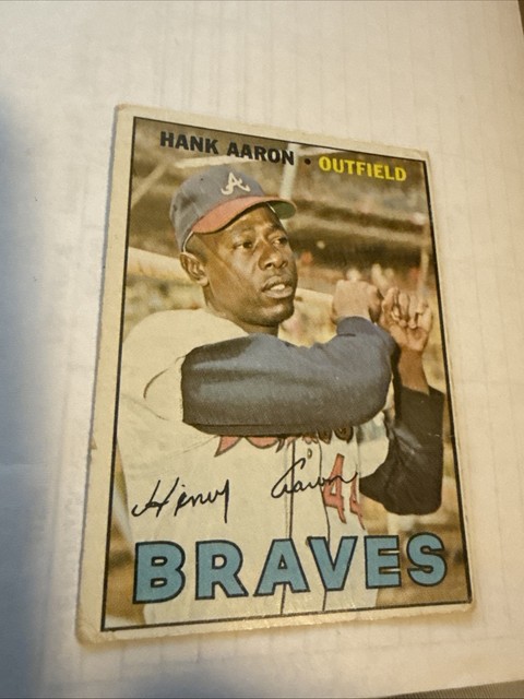 1967 Topps - Hank Aaron #250