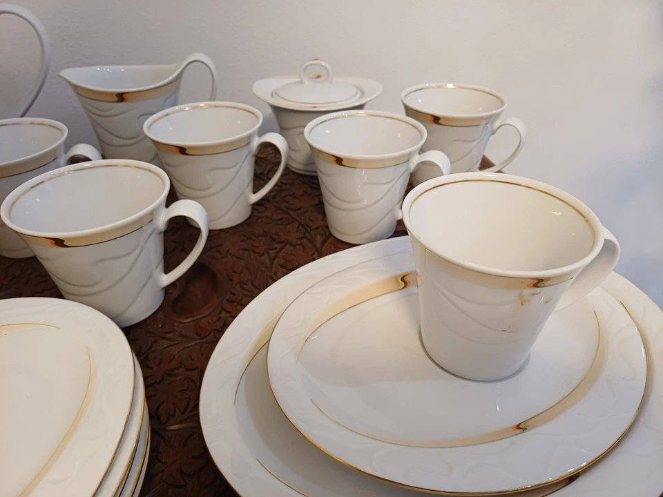 Seltmann Weiden Allegro Kaffeeset 6 Personen Porzellan - Bild 2 von 4