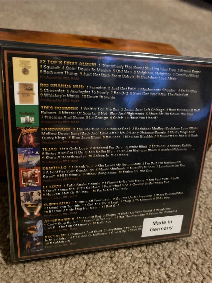 ZZ Top The Complete Studio Albums 10 Mini LP CD Box Set - New & Sealed MINT - Image 3 of 4