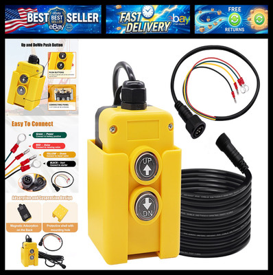 mankk 4 Wire Dump Trailer Remote Control Switch 12V DC Up Down Control Switch Do