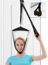 Cervical Neck Traction Device Over-The-Door,Portable Neck Stretcher,Effective Ho