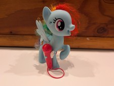 Hasbro My Little Pony Mlp Singing Rainbow Dash Karaoke Mic Microphone Figure Toy