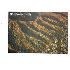 Hollywood Hills California Aerial Postcard