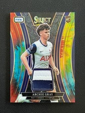 Archie Gray 2024-25 Panini Select FIFA Memorabilia Tie-Dye Prizm /25 RC #SM-AG