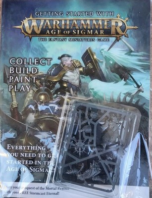 New In Plastic Warhammer Getting Started With Age Of Sigmar Guide Book & Model
