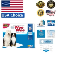 Unscented Leak-Proof Dog Training Pads - 50 Gigantic Pee Pads 27.5" x 44"