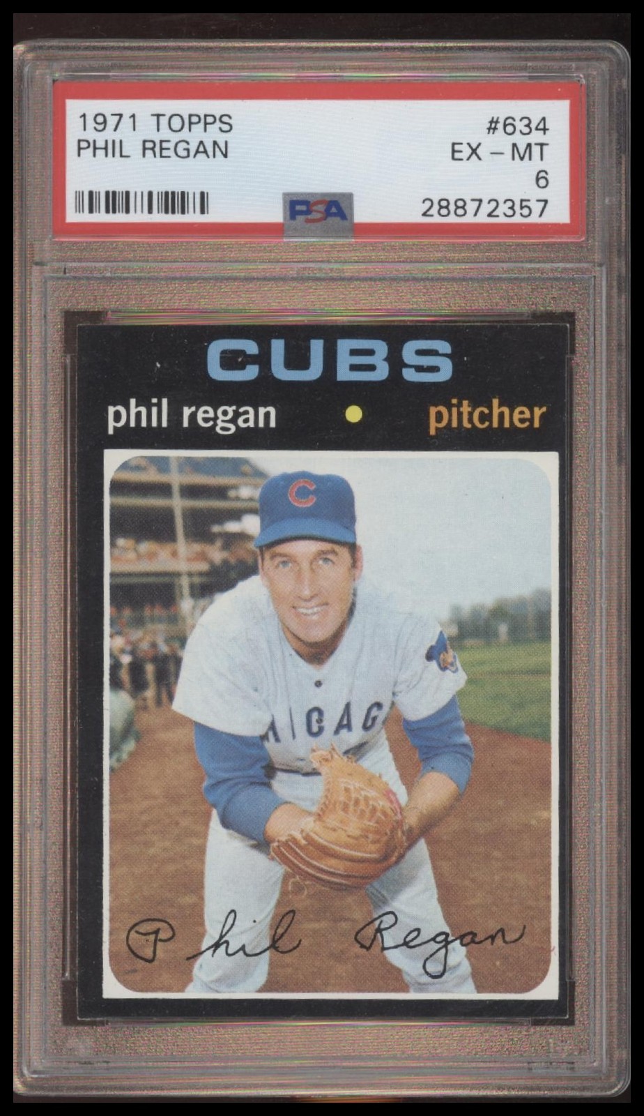 1971 Topps Set Break Phil Regan PSA 6 #634 Combine Shipping
