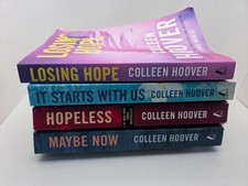 It Starts with Us, Losing Hope ,Hopeless, Maybe Now PB Lot of 4 Hoover Books