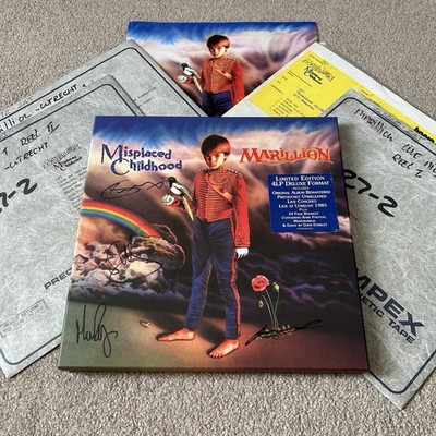 Marillion   Misplaced Childhood Vinyl Record 4xLP Part SIGNED BOX SET 2017