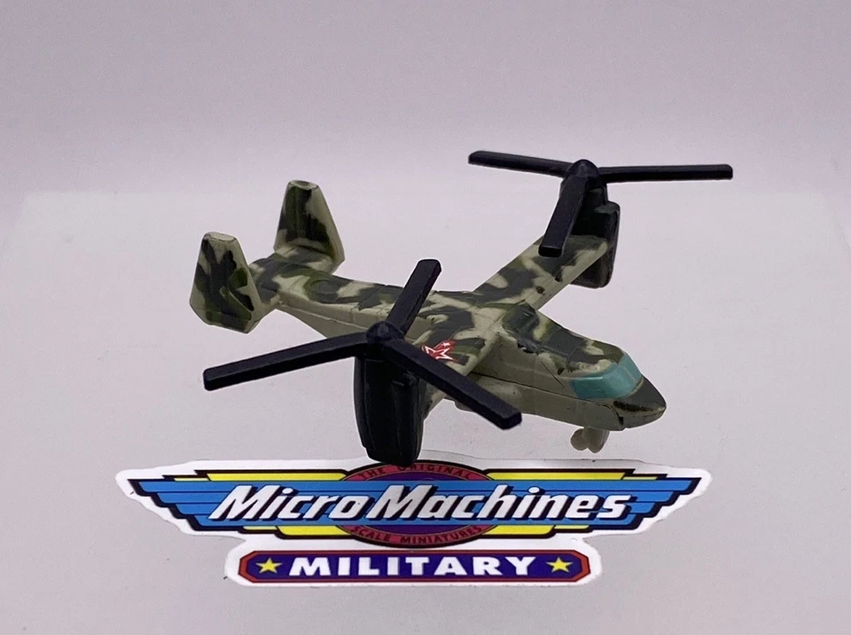 Micro Machines Military OV-22 Osprey Helicopter Galoob LGTI 1999 - Image 2 of 3