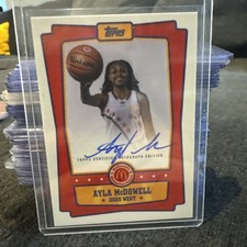 Topps 2025 Chrome McDonald's Ayla McDowell Auto #EA-AMD West