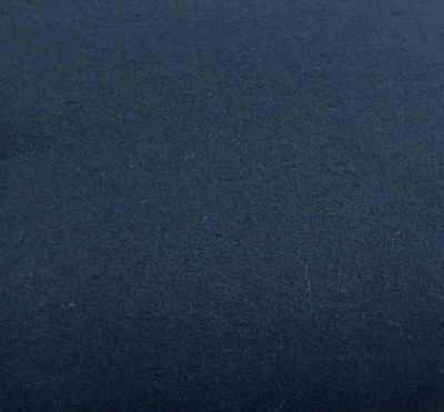 Flannel Navy Blue Solid Double Napped Festive Flannel Fabric by Yard D287.11