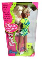 VINTAGE BARBIE 1997 MOVIN' GROOVIN' BLONDE DOLL w/EXTRA SHOES 17714 - SEALED