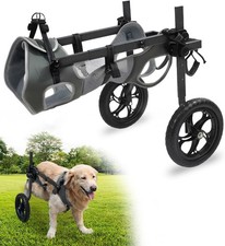 2X Large Dog Wheelchair for Hind Legs-Durable All-Terrain Wheels