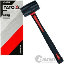 YATO Martello IN Gomma Pavimentazione Hammer-ø 65mm Carrozziere 440g
