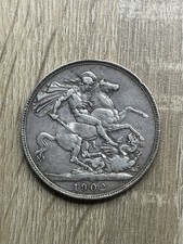 Edward VII, Crown, 1902, 0.925 Silver, Decent Example