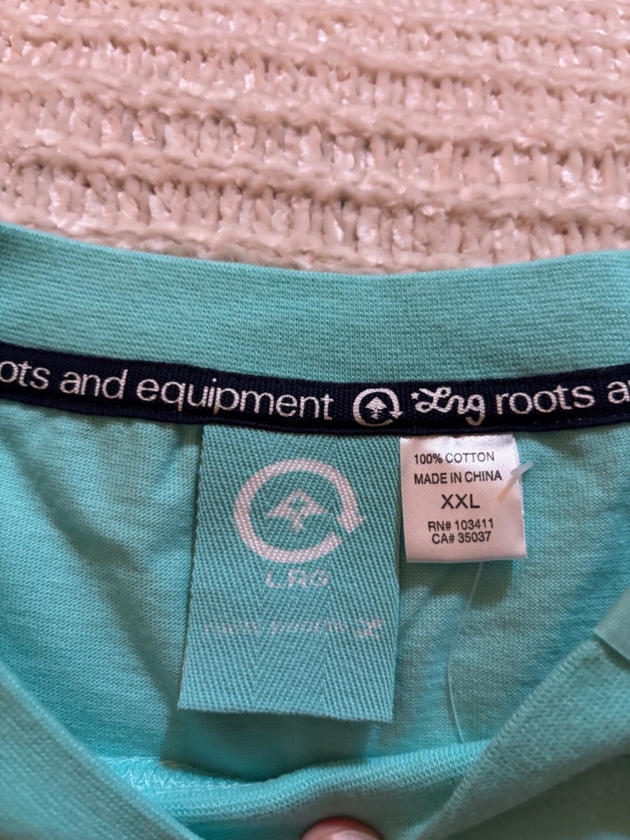 LRG Lifted Research Group Ground Up T shirt Tiffany Blue XXL View 3