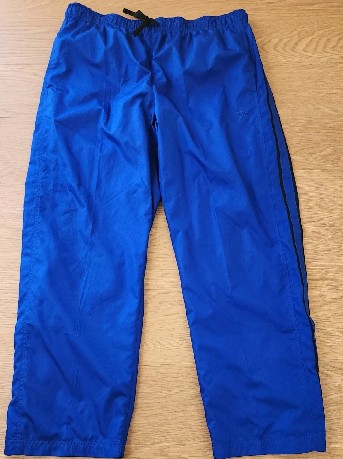 Starter Track Pants Athletic Striped Lined Jogger Ankle Zip Mens L Vintage Y2k