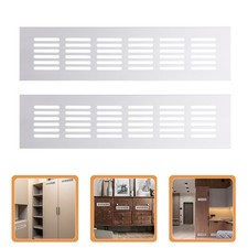  2 Pcs Vent for Door Closet Kitchen Plinth Vents Exhaust Air Grille