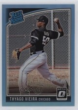 2018 Donruss Optic Rated Rookie Carolina Blue Prizm 10/50 Thyago Vieira #53 1ek2