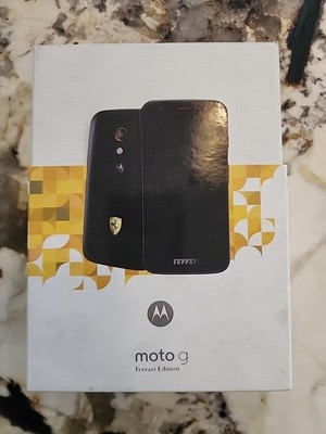 Moto G Ferrari Edition XT1002 XT1003 Smartphone Open Box Collector