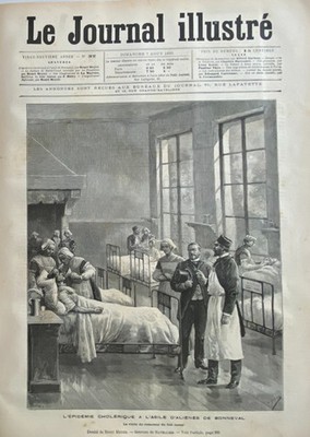 Zeitung Schwierigkeiten 1892 Nr. 32 Cholera A L'Asylum De Bonneval - Saint Cloud