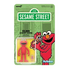 Sesame Street Elmo Action Figure 3.75" - Classic Collectible with Accessory