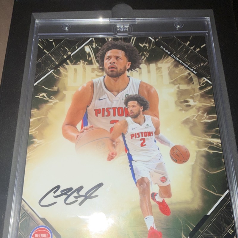 Cade Cunningham Detroit Pistons Signed Original Photo Fanatics Authentic