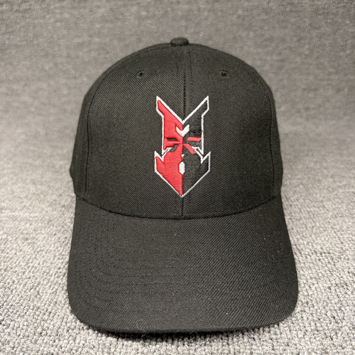 Charlotte Hounds '47 Brand MVP Adjustable Hat MLL Lacrosse Black Red Cap OSFA
