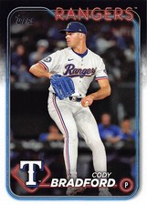 Cody Bradford 2024 Topps Update US331 Texas Rangers Baseball Card