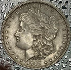 1887 Morgan Silver Dollar Uncertified Extra Fine Circulated Condition