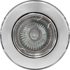 Indoor 3 Pack Tilt Downlights - Brushed Chrome - S6329