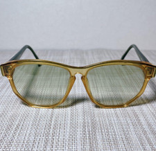 Christian Dior Vintage Optyl Eyeglasses Frame Germany Clear Yellow CD Logo