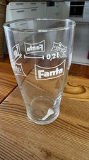 Altes Fanta Sprite Lift Glas 60er  70er Jahre  0,2l Coca Cola  Werbung Reklame