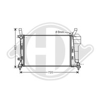 KüHler MotorküHlung Diederichs DCM2414 Diederichs Climate FüR Mercedes Benz