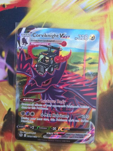 CORVIKNIGHT VMAX TG19/TG30 Holo Silver Tempest Trainer Gallery Pokemon NM