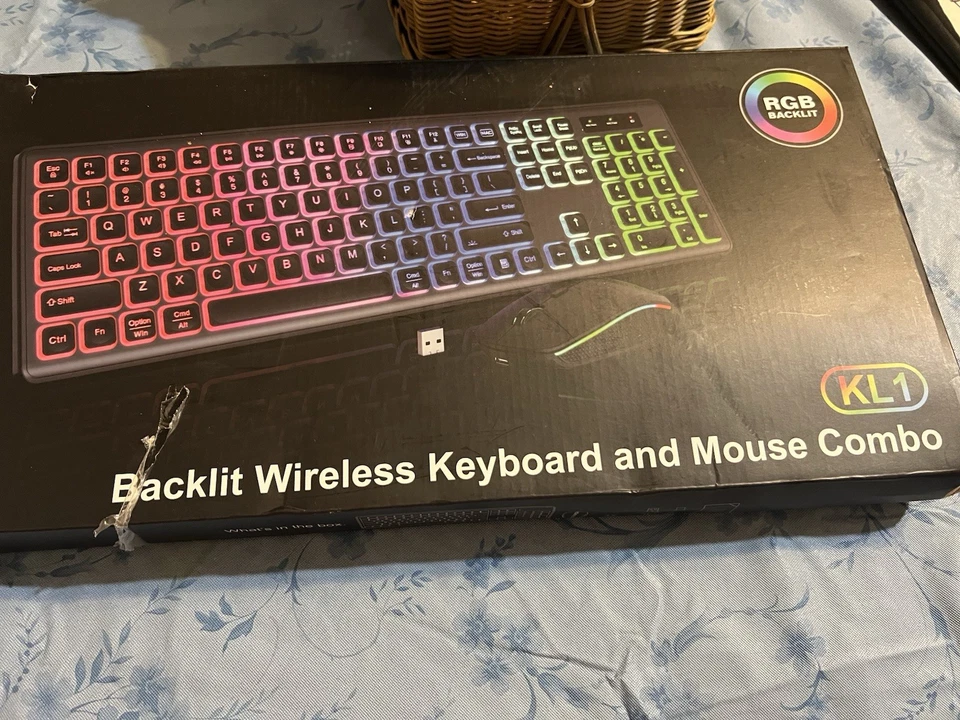 HAVIT HV-KB558CM Rainbow Backlit Gaming Keyboard and Mouse Combo  - Black - Image 2 of 2