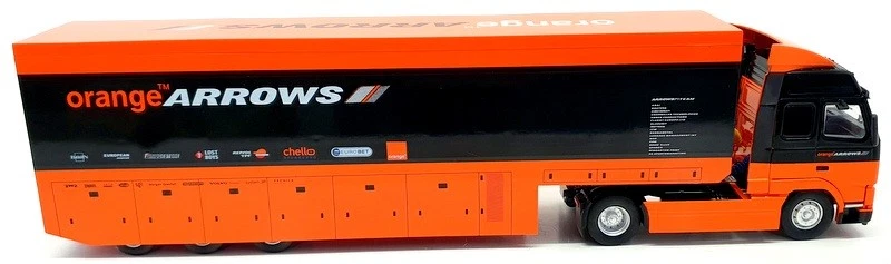 IXO/Altaya 1/43 Model Truck IX2503 - Volvo FH12 Orange Arrows - Image 3 of 4