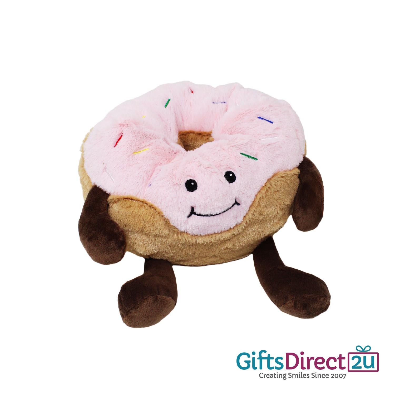 Microwavable Heatable Soft Toy Hot Cold Heat Pack Lavender Scent Plush Donut