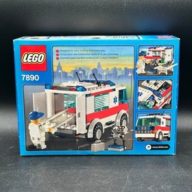 New* LEGO City 7890 AmbulanceParamedic EMT Emergency Rescue Stretcher Town
