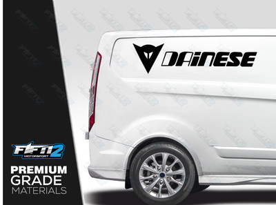 Dainese großer Van Vinyl Grafik Aufkleber Sticker Wrap Motocross MX Straße