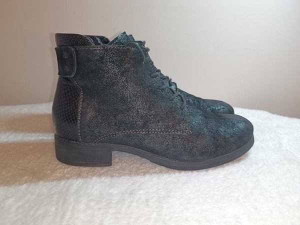 Women Hogan Boots Black Suede 38 #9906