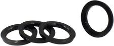 Set of 4 Hub Centric Ring 93.10Mm OD to 78.10Mm Hub ID, Black Polycarbonate (Whe