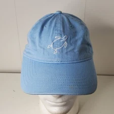 Smith & Miller Embroidered Sea Turtle Logo Blue Strapback Dad Hat Baseball Cap