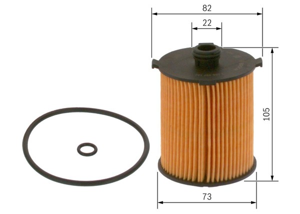ÖLfilter V40 V60 S60 F026407152 Bosch-image