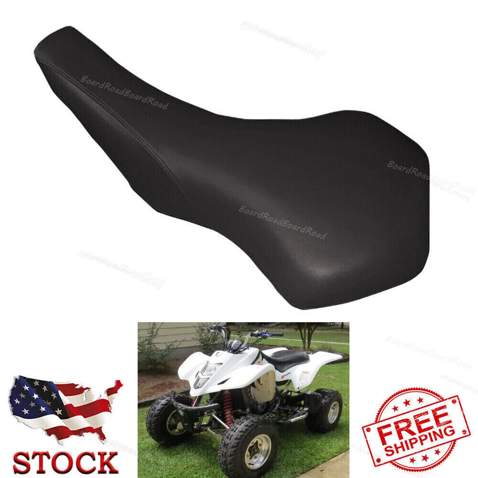 Replacement Seat Cover Synthetic Leather Fits 2003-2008 Suzuki LTZ 400 Black - Image 4 of 4
