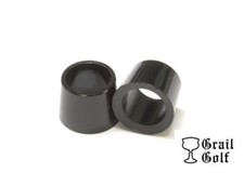 GRAIL GOLF NEW PREMIUM BLACK IRON FERRULES .370 ID .394" .520OD TOUR QUALITY LOT