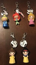 Disney Parks Princess Keychain PICK 1 Aurora Snow White Cinderella Belle HTF NEW